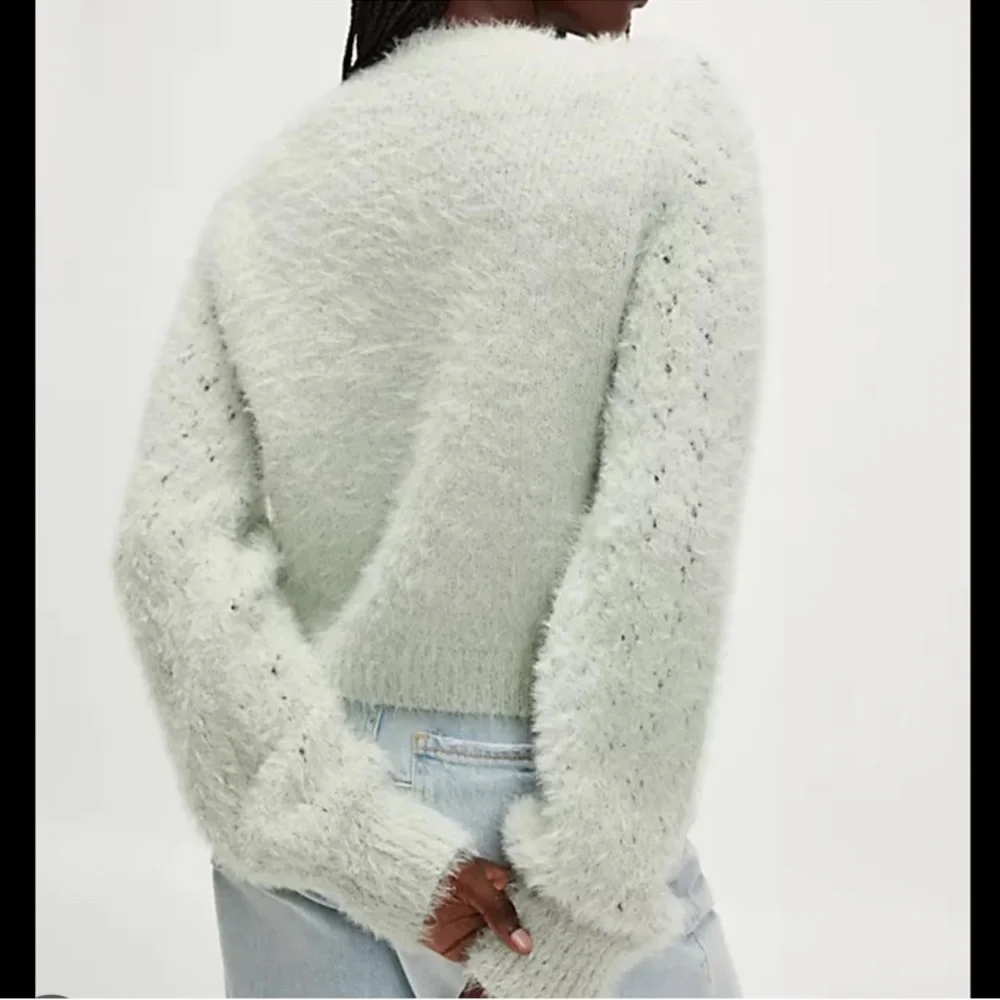 Free People Celeste Cardigan in Seafoam